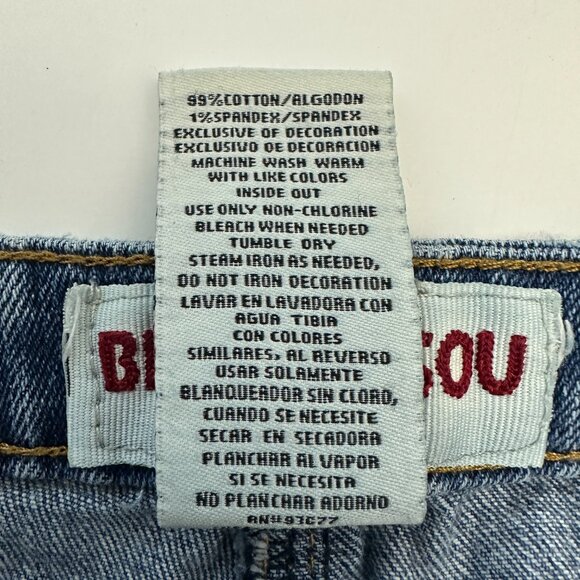Bisou Bisou Bootcut Crop Women's size 6 Medium Wash Blue Denim Jeans - Picture 4 of 5
